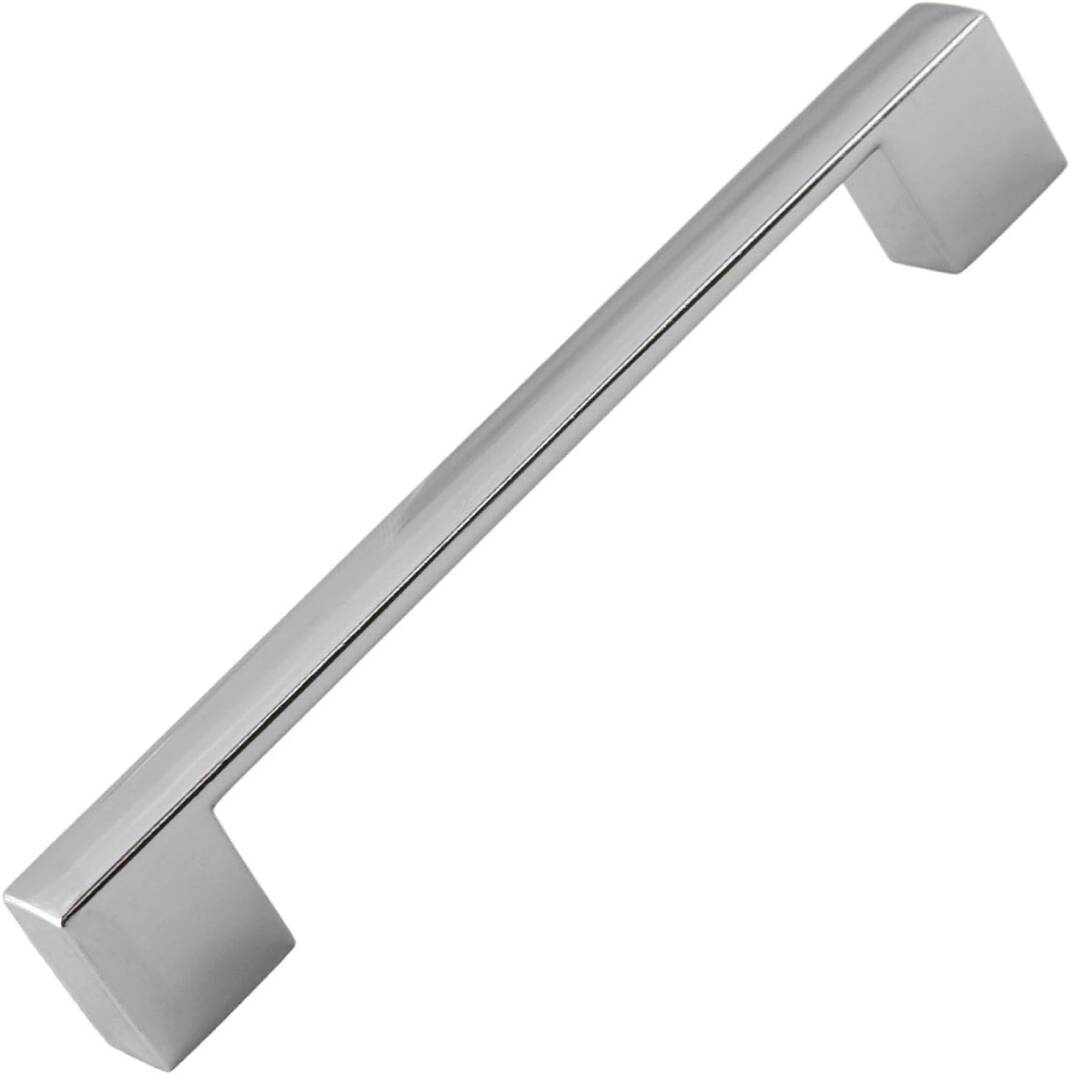 10 Adet Gölcük Düz Mobilya Mutfak Dolap Çekmece Dolabı Kapak Metal Kulpu Kulbu Krom 128 Mm-12.8 Cm - 1