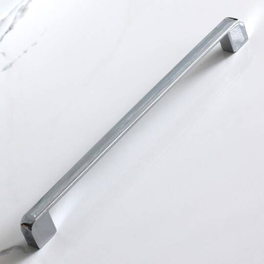 10 Adet Gölcük Oval Mobilya Mutfak Dolap Çekmece Dolabı Kapak Metal Kulpu Kulbu Kulpları Krom 224 Mm