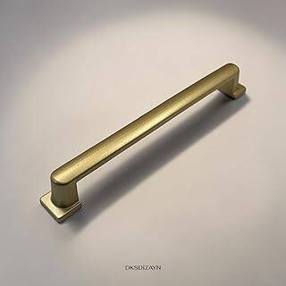 5 ADET Aysima Mat Altın Dolap Kulpu 160 mm – Metal Sağlam Yapı Modern Mobilya Kulpu - 1