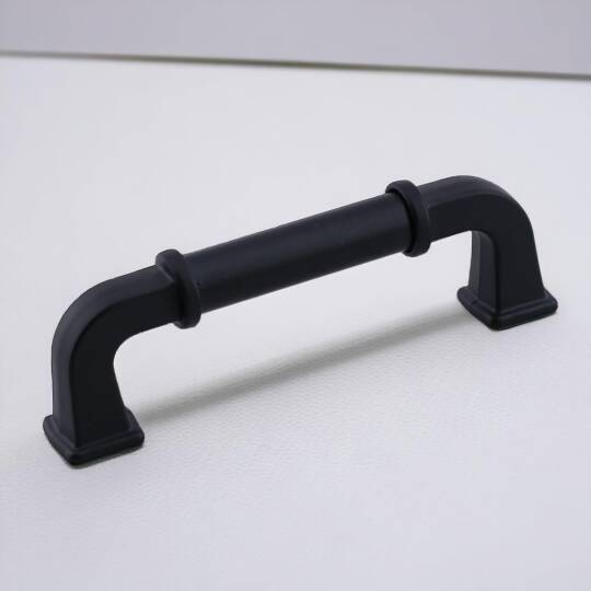 Alfa Metal Siyah Kulp 96 mm 9.6 cm Mobilya Çekmece Kulplar Mutfak Dolabı Dolap Kapak Kulp Kulb Kulpu