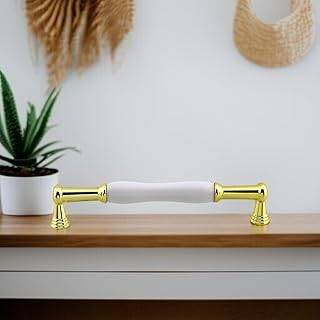 Anav Porselen Gold Altın Kulp 160 mm Mobilya Çekmece Mutfak Dolabı Dolap Kapak Kulplar Kulb Kulpu