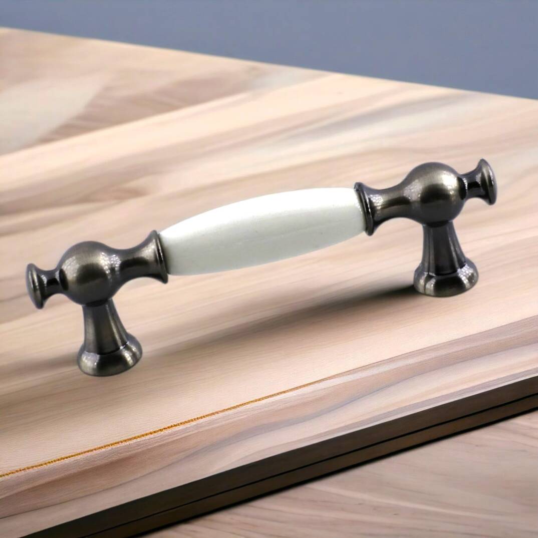 Arnas Antik Nikel Metal Kulp 96 mm Mobilya Çekmece Mutfak Dolabı Dolap Kapak Kulpları Kulb Kulpu - 1
