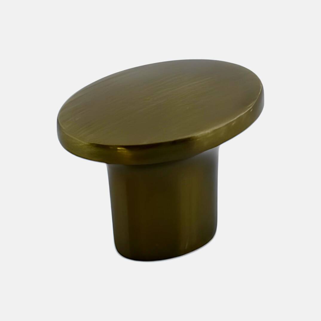 Avcı Antik Sarı Kulp Düğme Tek Vidalı Çekmece Mutfak Mobilya Dolabı Dolap Kulpu Kulbu Metal Kulpları - 1