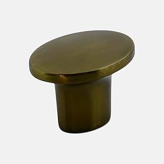Avcı Antik Sarı Kulp Düğme Tek Vidalı Çekmece Mutfak Mobilya Dolabı Dolap Kulpu Kulbu Metal Kulpları - 1