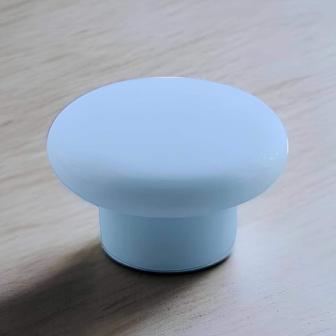 Bohem Mavi Mantar Kulp Düğme 1 ADET Çekmece Mutfak Mobilya Dolabı Dolap Kulpu Kulbu Plastik Kulp - 1