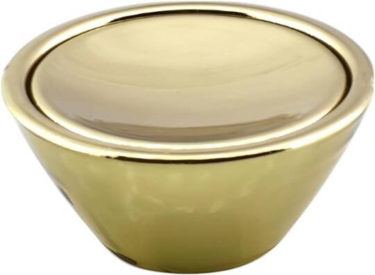 Delta Düğme Gold Mobilya Mutfak Dolap Dolabı Çekmece Kulpu Kulbu Plastik Altın Tek Vidalı Kulp