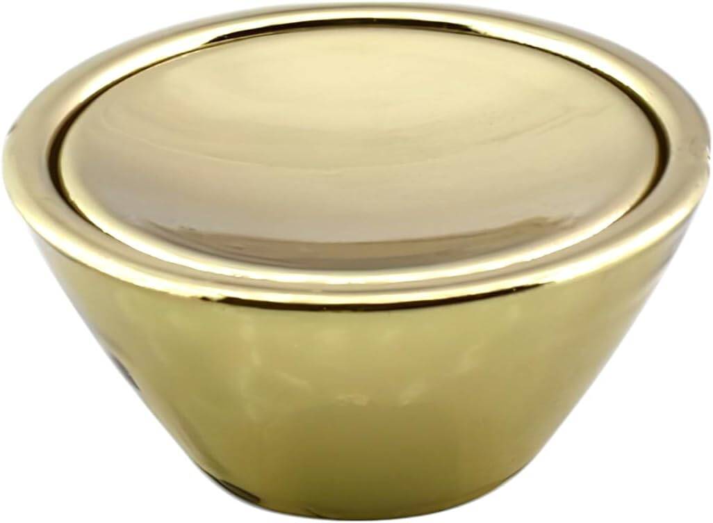 Delta Düğme Gold Mobilya Mutfak Dolap Dolabı Çekmece Kulpu Kulbu Plastik Altın Tek Vidalı Kulp - 1