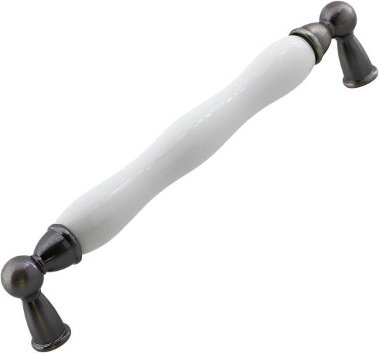 Domaniç Porselen Antik Nikel Kulp 160 mm Mobilya Çekmece Mutfak Dolabı Dolap Kapak Kulplar Kulb Kulp