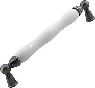 Domaniç Porselen Antik Nikel Kulp 160 mm Mobilya Çekmece Mutfak Dolabı Dolap Kapak Kulplar Kulb Kulp - 1