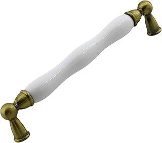 Domaniç Porselen Antik Sarı Kulp 160 mm Mobilya Çekmece Mutfak Dolabı Dolap Kapak Kulplar Kulb Kulpu