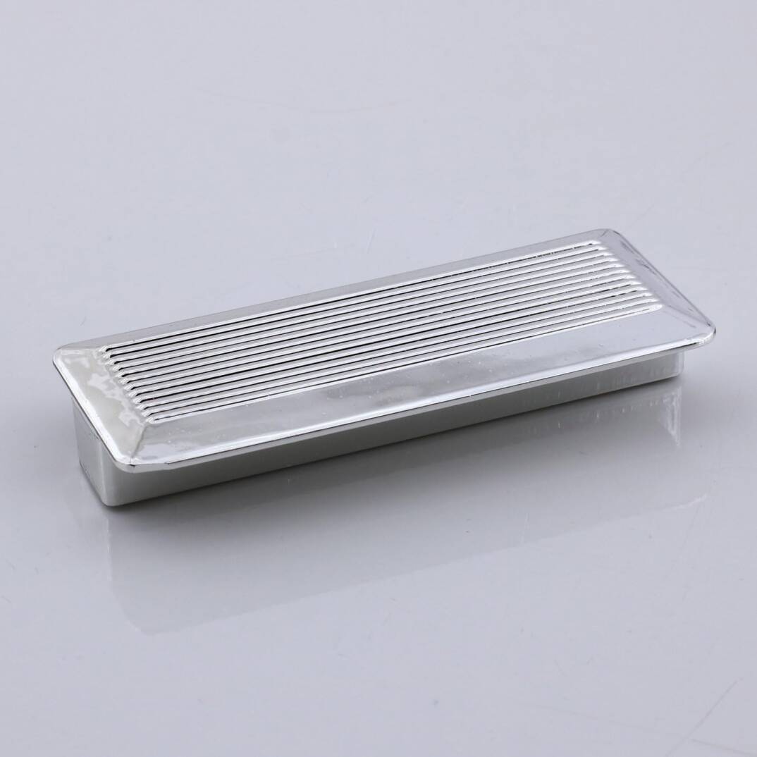 Elit Gümüş Plastik Kulp 64 mm Mutfak Mobilya Çekmece Mutfak Dolap Dolabı Kulpları Kapak Kulbu 6.4 cm - 1