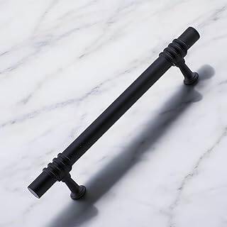 Eylül (128 mm - 12.8 cm) Siyah Metal Mobilya Mutfak Çekmece Dolap Dolabı Kapak Kulbu Kulpu Kulpları - 1