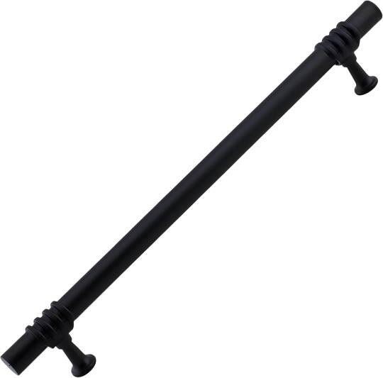Eylül (192 mm - 19.2 cm) Siyah Metal Mobilya Mutfak Çekmece Dolap Dolabı Kapak Kulbu Kulpu Kulpları
