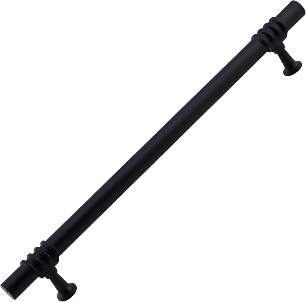 Eylül (192 mm - 19.2 cm) Siyah Metal Mobilya Mutfak Çekmece Dolap Dolabı Kapak Kulbu Kulpu Kulpları - 1