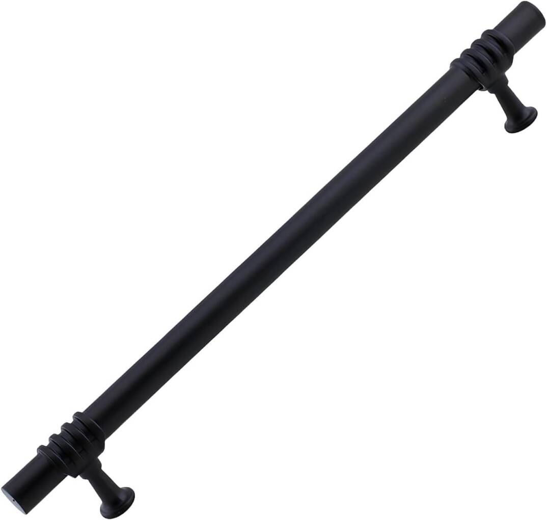 Eylül (224 mm - 22.4 cm) Siyah Metal Mobilya Mutfak Çekmece Dolap Dolabı Kapak Kulbu Kulpu Kulpları - 1