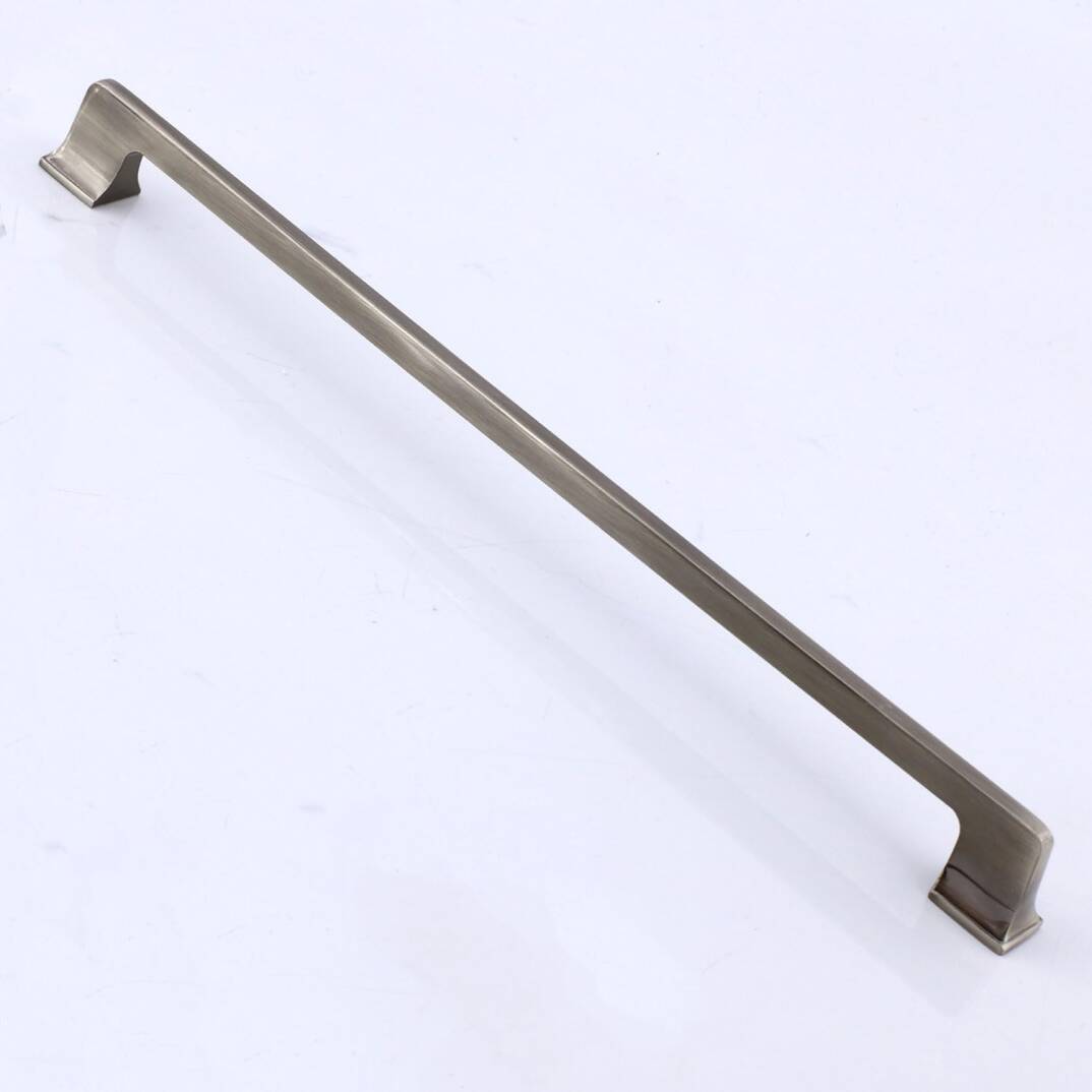 Gediz Metal Antik Nikel İnox 320 mm 32 cm Mobilya Çekmece Mutfak Dolabı Dolap Kapak Kulp Kulb Kulpu - 1