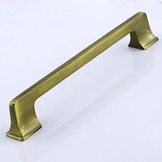 Gediz Metal Antik Sarı Kulp 160 mm 16 cm Mobilya Çekmece Mutfak Dolabı Dolap Kapak Kulp Kulb Kulpu - 1