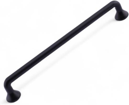 İncir Mat Siyah Metal Kulp 160 mm 16 cm Mutfak Dolabı Kulbu Kulpu Mobilya Çekmece Dolap Kulpları