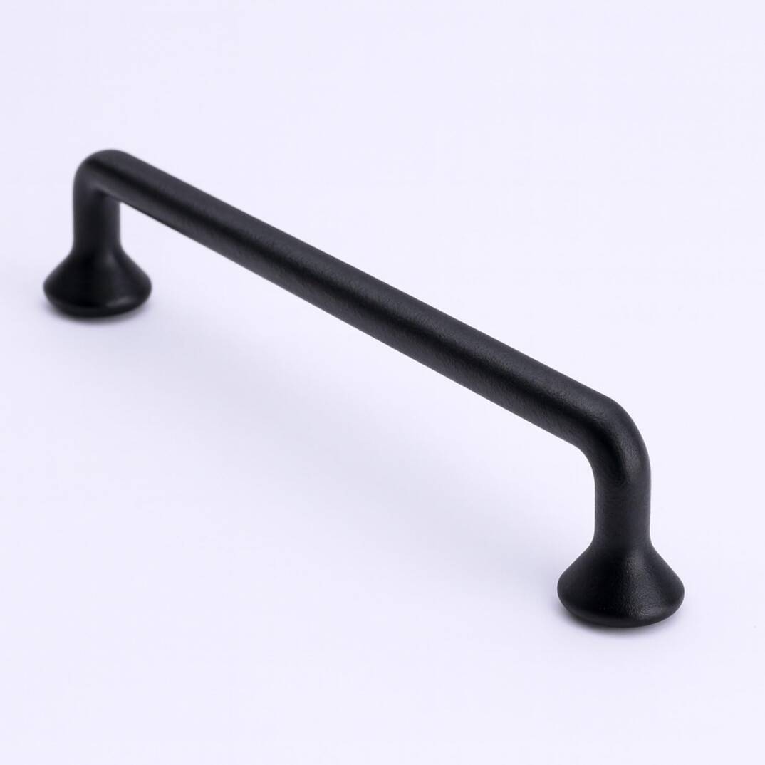 İncir Siyah Metal Kulp (224 MM 22.4 CM) Kulbu Kulpu Mobilya Çekmece Dolap Kulpları Mutfak Dolabı - 1