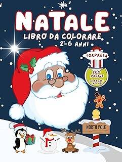Independently published Natale Libro da Colorare per Bambini - Versione Regalo di Natale in Copertina Rigida - Disegni da colorare in alta qualità - Libro sul natale