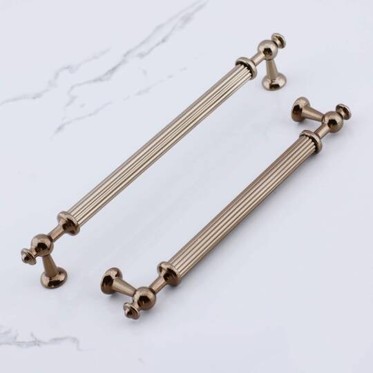 Nesil Çizgili Bronz Metal Kulp 320 mm Mobilya Çekmece Mutfak Dolabı Dolap Kulpları Kulpu Kulpları