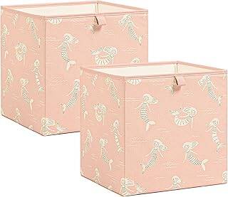 Ocean Home Textile 2li Çocuk Odası Deniz Kızı Kutu Set 33 x 30 x 33 cm
