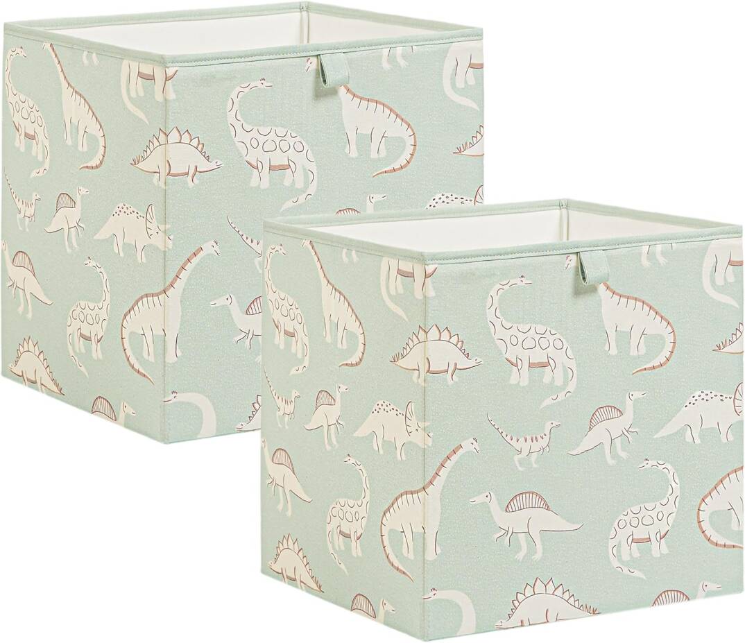 Ocean Home Textile 2li Çocuk Odası Dinozor Kutu Set 33 x 30 x 33 cm - 1