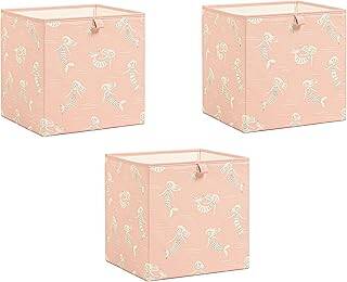 Ocean Home Textile 3lü Çocuk Odası Deniz Kızı Kutu Set 33 x 30 x 33 cm - 1