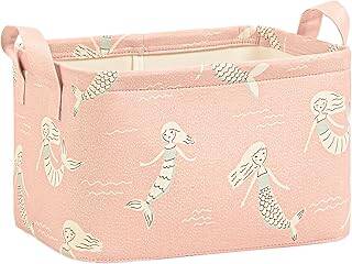 Ocean Home Textile Çocuk Odası Deniz Kızı Sepet 30 x 21 x 18 cm