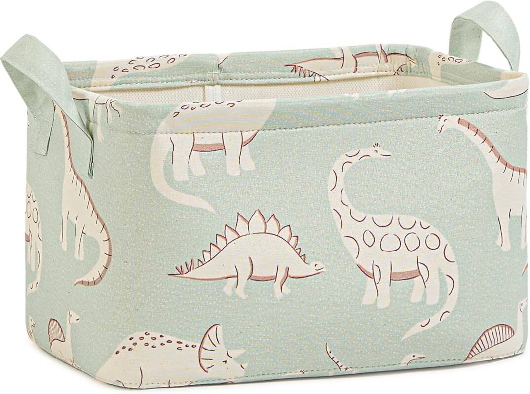 Ocean Home Textile Çocuk Odası Dinozor Sepet 30 x 21 x 18 cm - 1