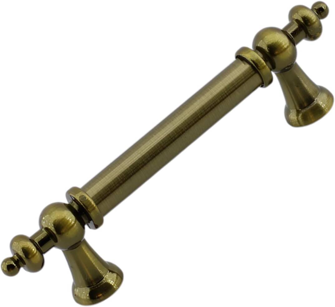 Osmanlı (96 mm - 9.6 cm) Antik Sarı Metal Mobilya Mutfak Çekmece Dolap Dolabı Kulbu Kulpu Kulpları - 1