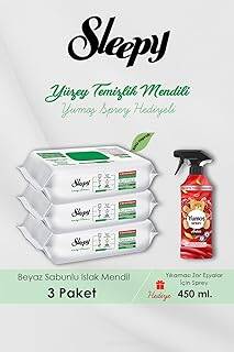 Sleepy 300 Adet Easy Clean Havlu, Amber Oda Kokusu Hediyeli - 1